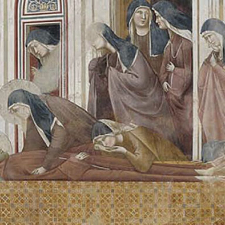 Storie di san Francesco; Navata, Chiesa superiore della Basilica di San Francesco in Assisi; Italia, Umbria, Perugia, Assisi