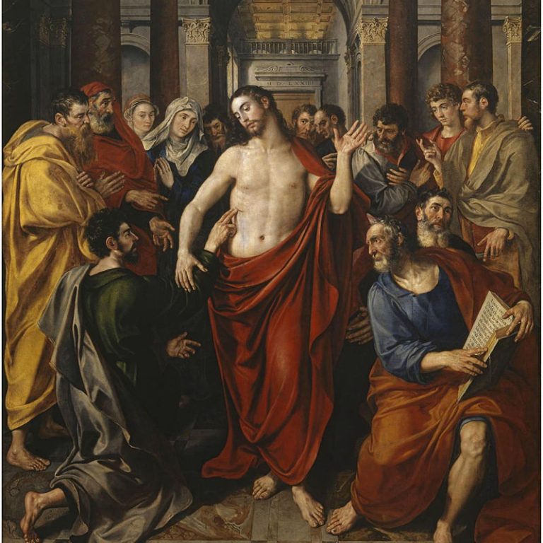 Maerten_de_Vos_-_The_incredulity_of_Thomas